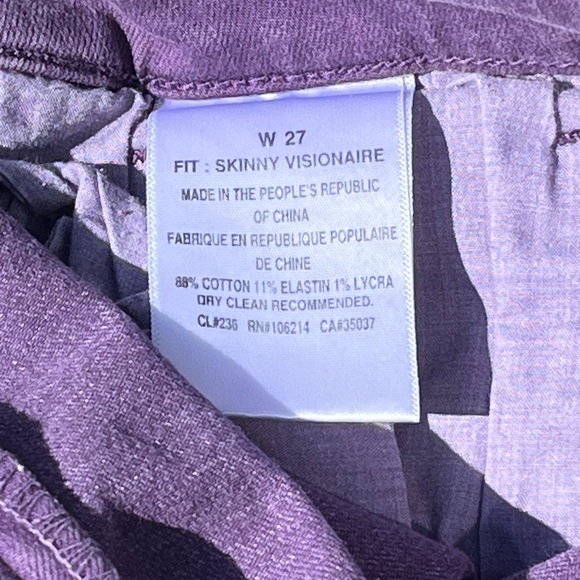 Vintage Joe’s Jeans Lavender Visionaire Skinny Jeans - Picture 3 of 12